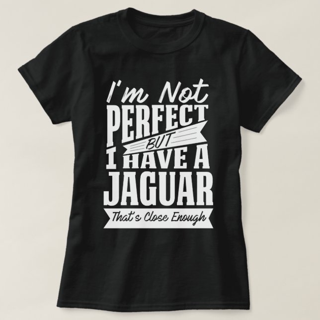 PERFEKT MED JAGUAR W T SHIRT (Design framsida)