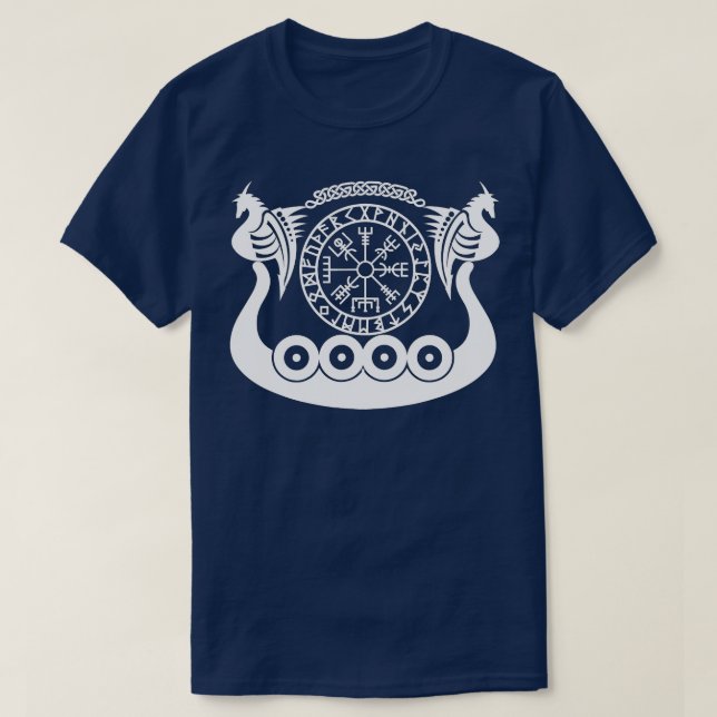 Perfekt Nordic Ancient Viking Warrior Frakt Cruise T Shirt (Design framsida)