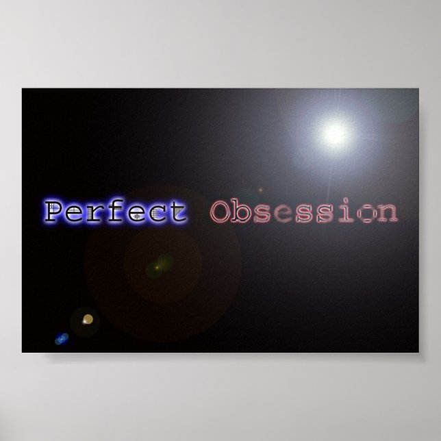 Perfekt Obsession band Poster (Framsidan)
