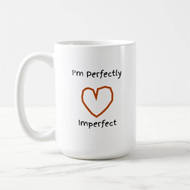 Perfekt Ofullkomlig Kaffemugg (Vänster)