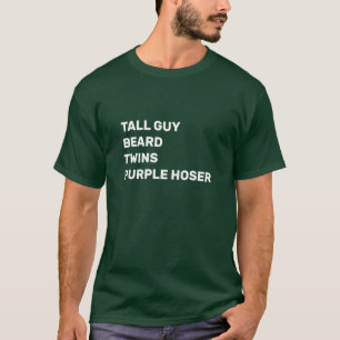 Perfekt övertidstelefant Tall Guy Beard Twillingar T Shirt