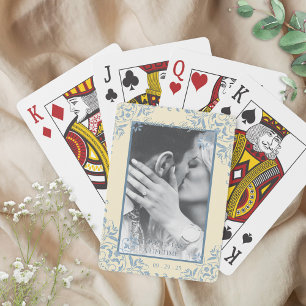 Perfekt Pair Förlovning Bröllop Photo Favors Casinokort