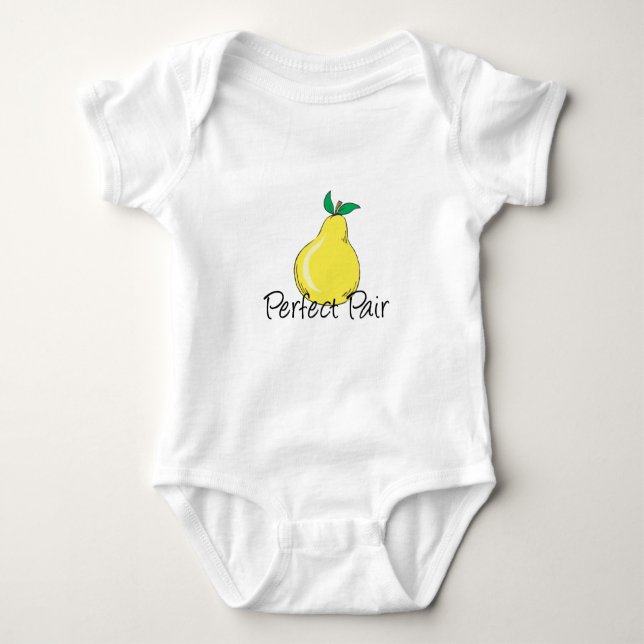 Perfekt Pair-TWILLINGAR T-shirt (Framsida)