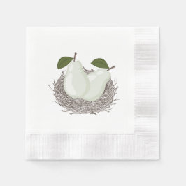Perfekt Pair Twin Baby Shower Napkin Pappersservett