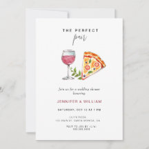 Perfekt Pair Vin Pizza Couples Shower