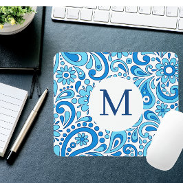 Perfekt Paisley Blue Monogram Musmatta