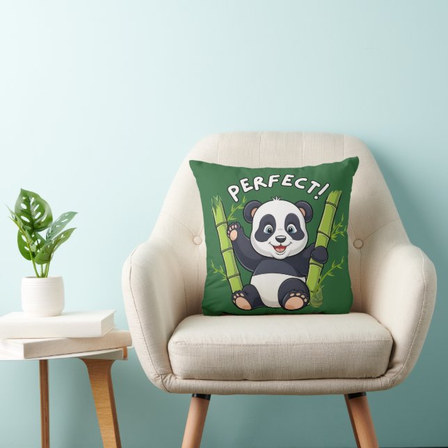 Perfekt! Panda Kudde (Stol)