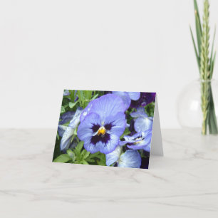 Perfekt Pansy Notecard Kort