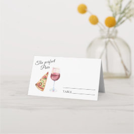 Perfekt par möhippa - bröllop ställe placeringskort