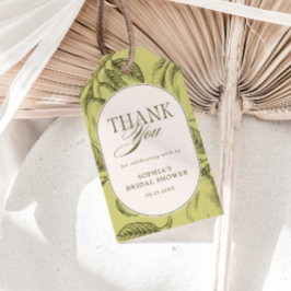 Perfekt Par Vintage Päron Bröllopsdusch Presentetikett