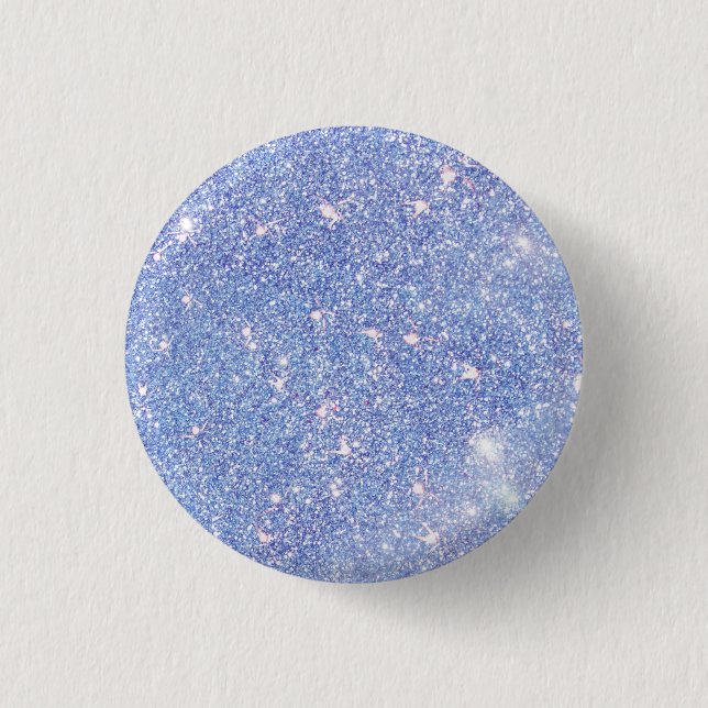 Perfekt Paradise Himlar Blue Gnistra Glitter Knapp (Framsida)