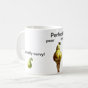 Perfekt päronformad kaffemugg