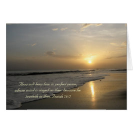 Perfekt Peace Hälsningskort