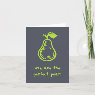 Perfekt Pear Anteckningskort