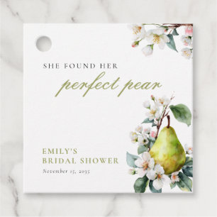 Perfekt Pear Blommigt-Möhippa Gåvor Etiketter