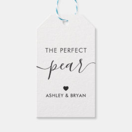 Perfekt Pear Märkre, Homemade Gift Märkre, Kraft Presentetikett