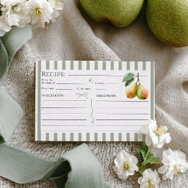 Perfekt Pear Retro Old Money Pair Möhippa Recept Tilläggskort