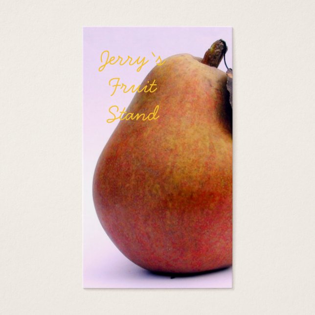 Perfekt Pear Visitkort (Framsidan)