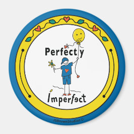 Perfekt perfekt 2B_Round Magnet 3 tum