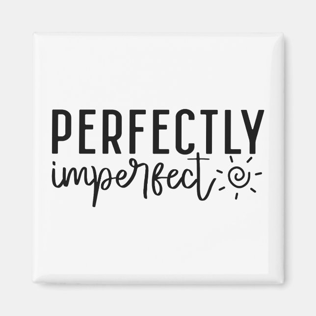 "perfekt perfekt" Boho-inspirationsoffert Magnet (Framsidan)