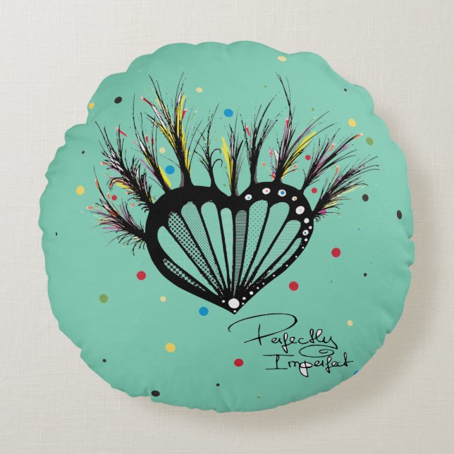 perfekt perfekt rund kudde (Framsidan)