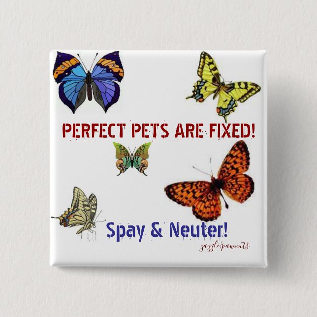Perfekt Pets är fixerade Knapp (Framsida)
