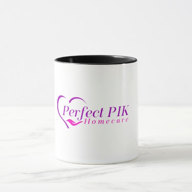 "Perfekt Pik Homecare Logotyp Mugg - Professionell (Center)