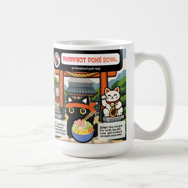 PERFEKT POKE BOWL- SOTKATT  Art Muse Recept Kaffemugg (Höger)