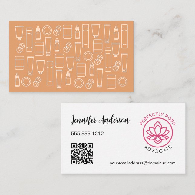 Perfekt POSH-advokat Visitkort (Fram/baksida)