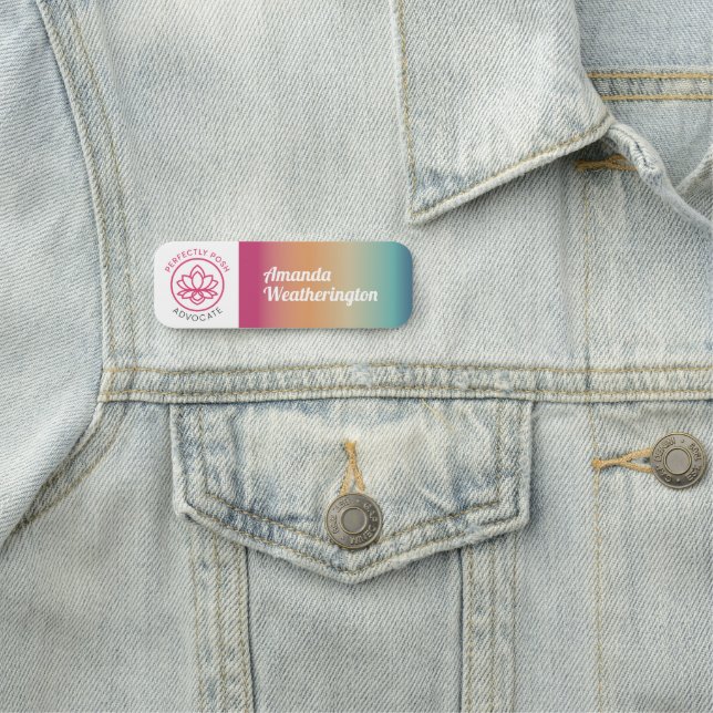 Perfekt POSH Namnbricka (På plats)