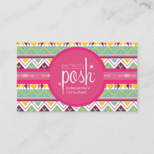 Perfekt Posh visitkortar, Posh Boho Visitkort