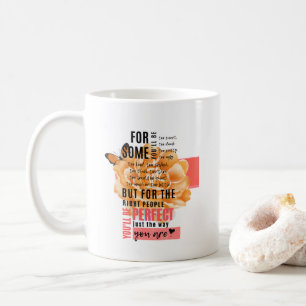 Perfekt precis som du illustreras med citattecken kaffemugg