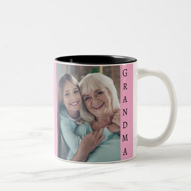 Perfekt present till mormor Tvåtons kaffe M Två-Tonad Mugg (Höger)