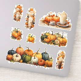 Perfekt Pumpkin Party Halloween Thanksgiving Fall Klistermärken