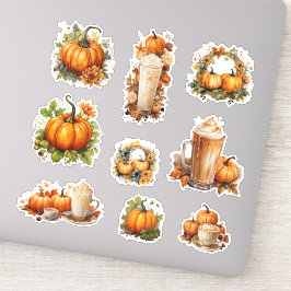 Perfekt Pumpkin Party Halloween Thanksgiving Fall Klistermärken
