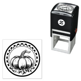 Perfekt Pumpkin Party Självfärgande Stämpel