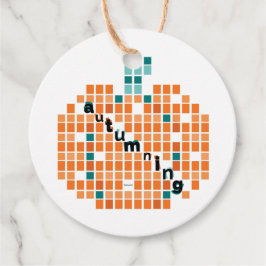 Perfekt Pumpkins = Autuming Gåvor Etiketter