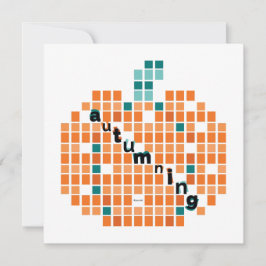 Perfekt Pumpkins = Autuming Julkort