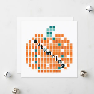 Perfekt Pumpkins = Autuming Julkort