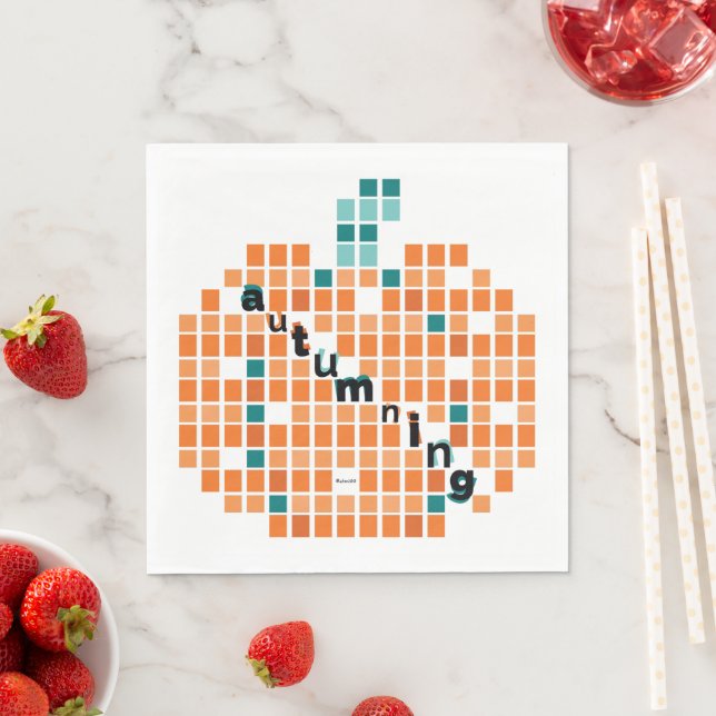 Perfekt Pumpkins = Autuming Pappersservett (Insitu)