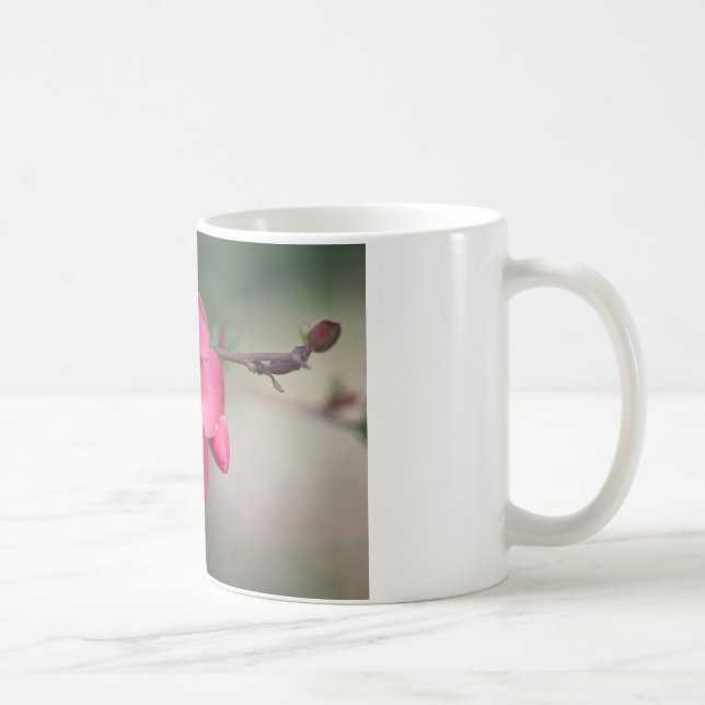 Perfekt Rosa Blommande Kvitten Kaffemugg (Höger)