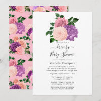 Perfekt Rosa och Lavender Lila Drive by Shower