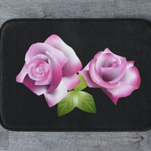 Perfekt Rosa ros Badrumsmatta