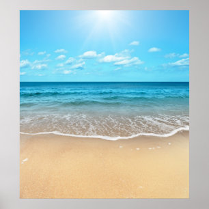 Perfekt Sandy Beach Poster