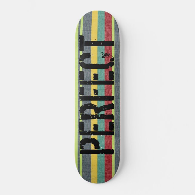 Perfekt Skateboarding Deck! Old School Skateboard Bräda 21,6 Cm (Framsida)