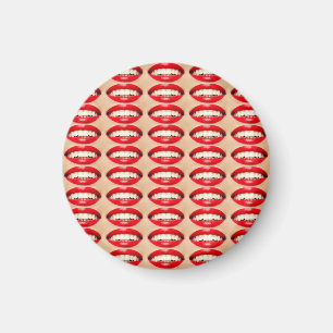 Perfekt Smile Femme Fatale Pop-art Magnet