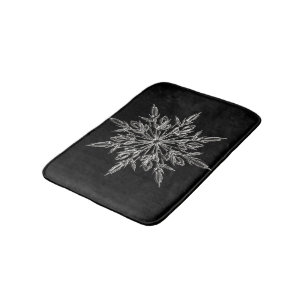 Perfekt Snowflake för julens Helgdag Badrumsmatta