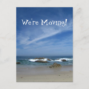 Perfekt Stillahavs-; Adressändring Meddelande Vykort