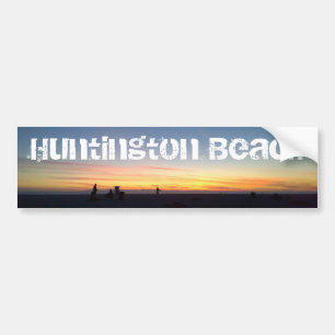 Perfekt Sunset in Huntington Beach, California Bildekal