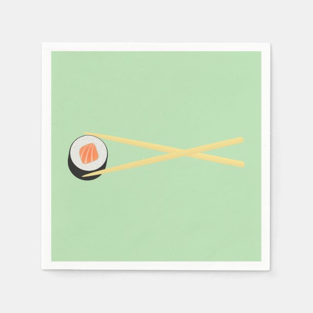 Perfekt Sushi I Pappersservett (Framsidan)